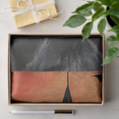 Haunting Fantasy Gothic Raven & Viktorianisch Girl Seidenpapier (Geschenk)