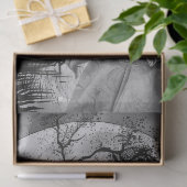 Haunting Fantasy Gothic Raven & Viktorianisch Girl Seidenpapier (Geschenk)