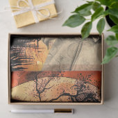 Haunting Fantasy Gothic Raven & Viktorianisch Girl Seidenpapier (Geschenk)