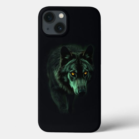 "Haunting Gaze of the Night Wolf" Case-Mate iPhone Hülle (Rückseite)