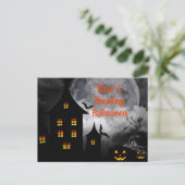 Haunting Halloween Postkarte (Stehend Vorderseite)