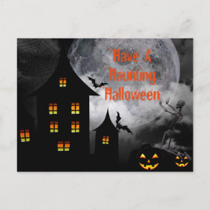 Haunting Halloween Postkarte
