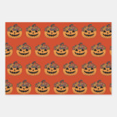 Haunting Halloween Wrappers Geschenkpapier Set (Vorderseite 3)
