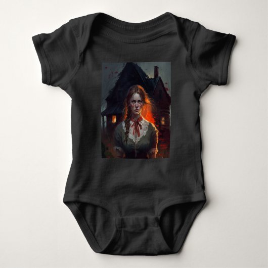 Haunting house baby strampler (Vorderseite)