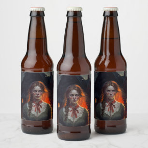 Haunting house bierflaschenetikett