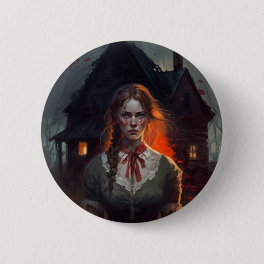 Haunting house button (Vorderseite)