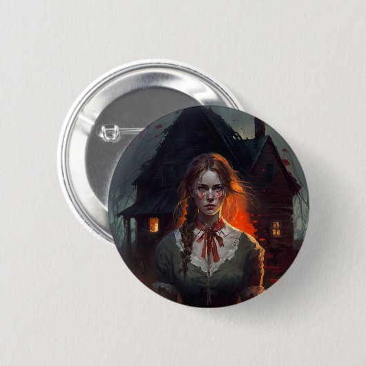 Haunting house button (Vorne & Hinten)