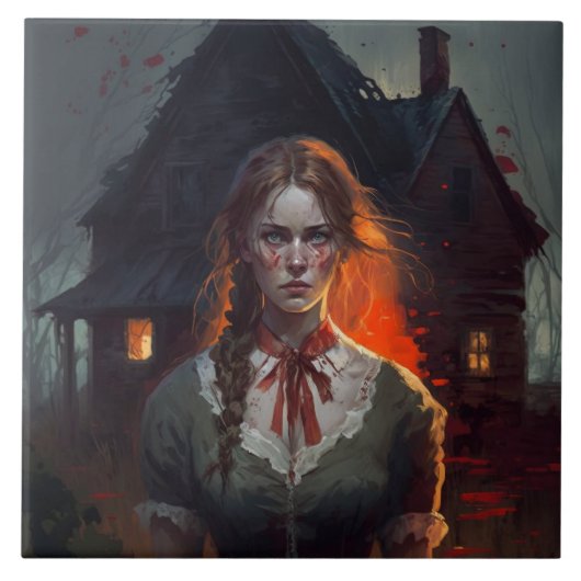 Haunting house fliese (Vorderseite)