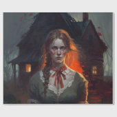 Haunting house geschenkpapier (Flach)
