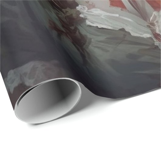 Haunting house geschenkpapier (Rolleneckpunkt)