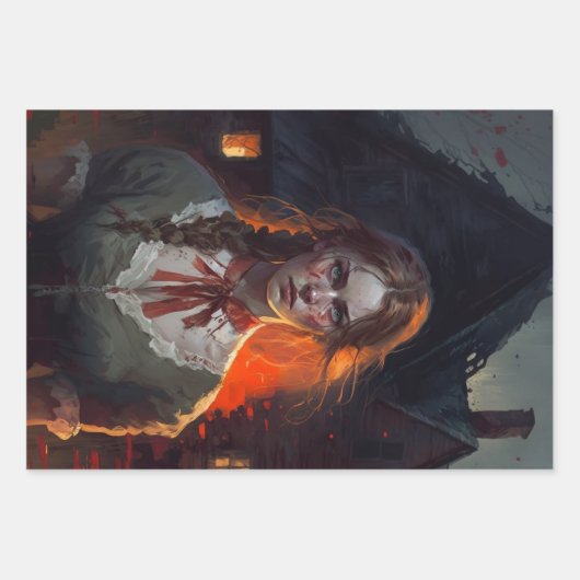 Haunting house geschenkpapier set (Vorderseite)