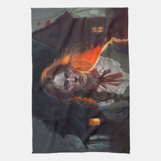 Haunting house geschirrtuch (Vertikal)