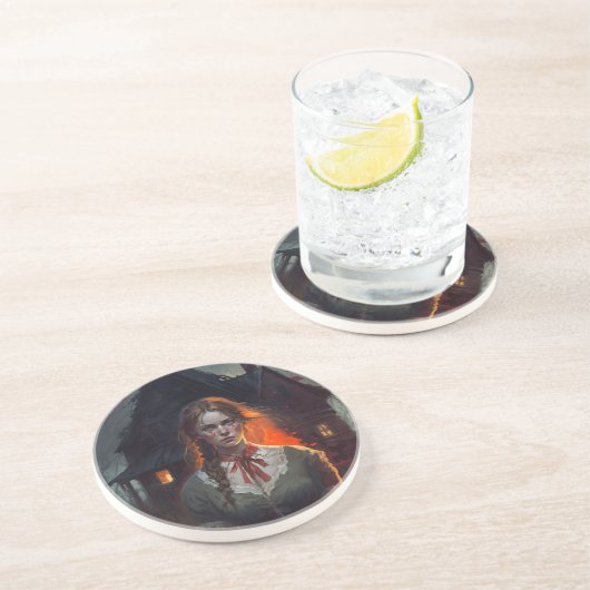 Haunting house getränkeuntersetzer (Seite)