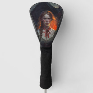 Haunting house golf headcover