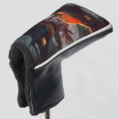 Haunting house golf headcover (3/4 Vorderseite)