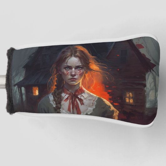 Haunting house golf headcover (Vorderseite)