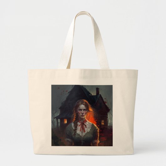 Haunting house jumbo stoffbeutel (Vorne)