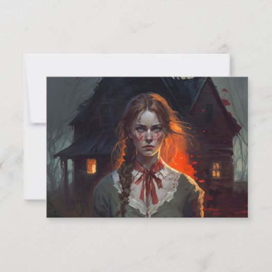 Haunting house karte (Vorderseite)