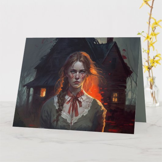 Haunting house karte (Gelbe Blume)