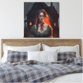 Haunting house leinwanddruck (Insitu (Schlafzimmer))