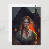 Haunting house postkarte (Vorne/Hinten)