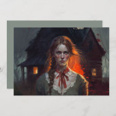 Haunting house save the date (Vorne/Hinten)