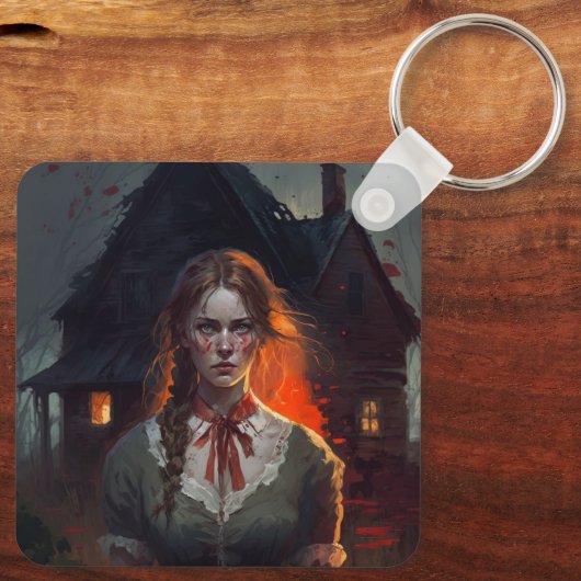 Haunting house schlüsselanhänger (Rückseite)