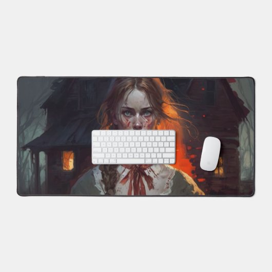 Haunting house schreibtischunterlage (Tastatur & Maus)