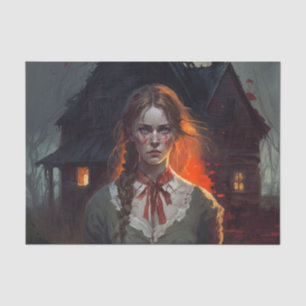 Haunting house seidenpapier