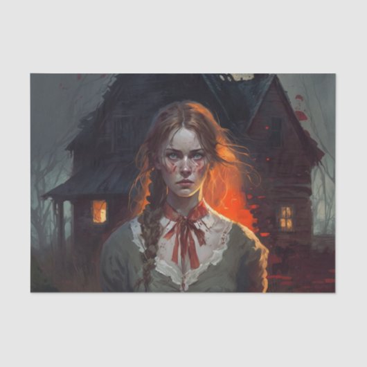 Haunting house seidenpapier (Vorderseite)