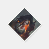 Haunting house serviette (Ecke)