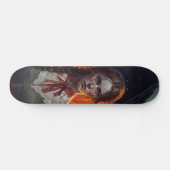 Haunting house skateboard (Horizontal)