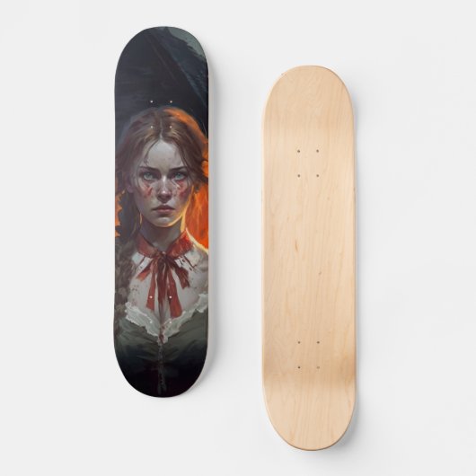 Haunting house skateboard (Vorderseite)