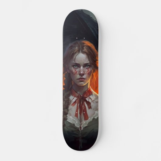 Haunting house skateboard (Vorderseite)