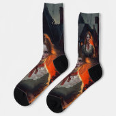 Haunting house socken (Linkes Detail)