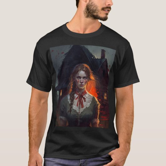 Haunting house T-Shirt (Vorderseite)