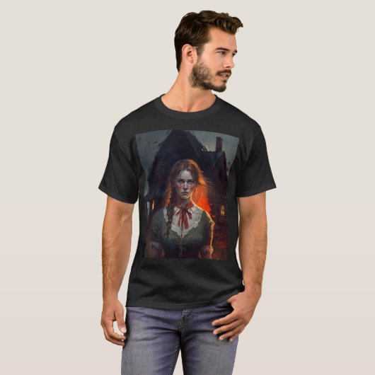Haunting house T-Shirt (Vorne ganz)