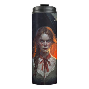 Haunting house thermosbecher