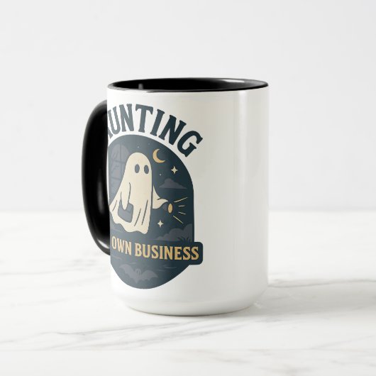Haunting My Own Business | Halloween Tasse (Vorderseite Links)