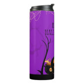 Haunting Pumpkin Halloween Thermosbecher (Nach links gedreht)