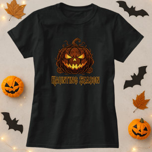 Haunting Season Pumpkin Jack-O′Lantern T-Shirt