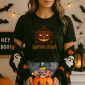 Haunting Season Pumpkin Jack-O′Lantern T-Shirt