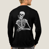 Haunting Vibes Halloween Men’s T-Shirt Tri-Blend Shirt (Rückseite)