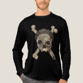 Haunting Vibes Halloween Men’s T-Shirt Tri-Blend Shirt (Vorderseite)