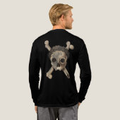 Haunting Vibes Halloween Men’s T-Shirt Tri-Blend Shirt (Voller Rücken)