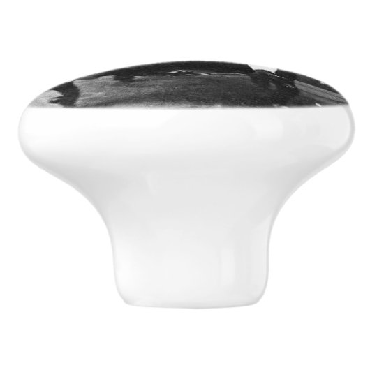 Haunting Vintage Sibling Portrait Keramikknauf (Seitenansicht)