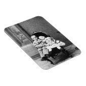 Haunting Vintage Sibling Portrait Magnet (Rechte Seite)