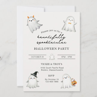 Hauntivoll Spooktacular Halloween-Party Einladung