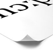 Hauppauge Long Island Phonetische Rechtschreibung Poster (Ecke)