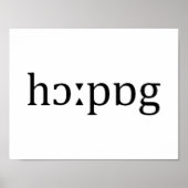 Hauppauge Long Island Phonetische Rechtschreibung Poster (Vorne)